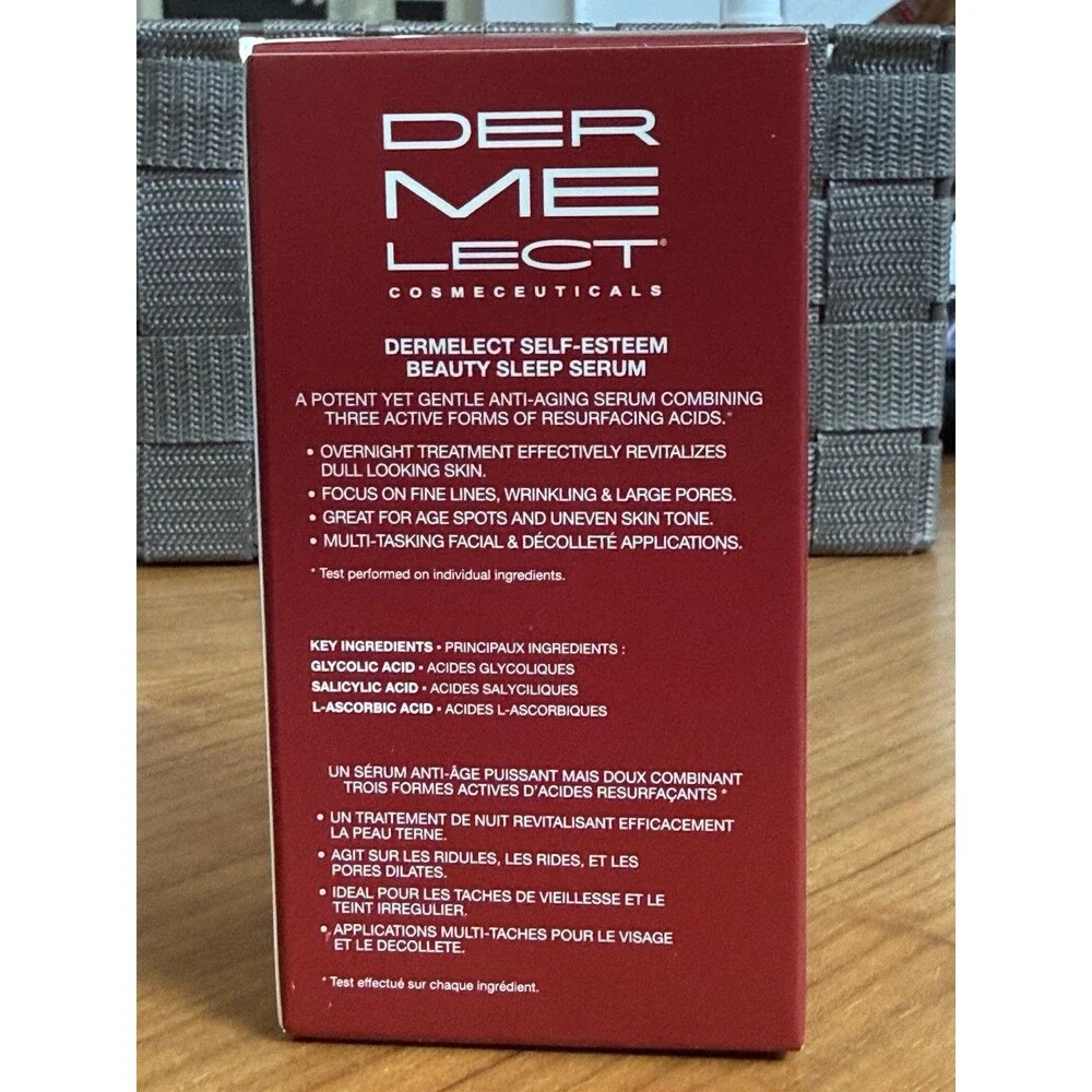 Dermelect Self-Esteem Beauty Sleep Serum - 1fl oz NIB